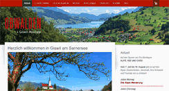 Desktop Screenshot of giswil-tourismus.ch